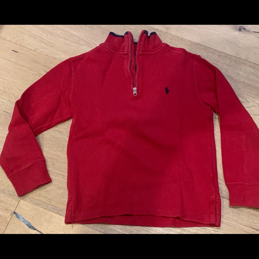 🔥Ralph Lauren Polo Red Sweater Size S (8)🔥